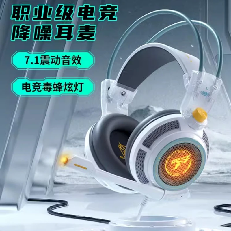 

Headworn student wired earphones for esports