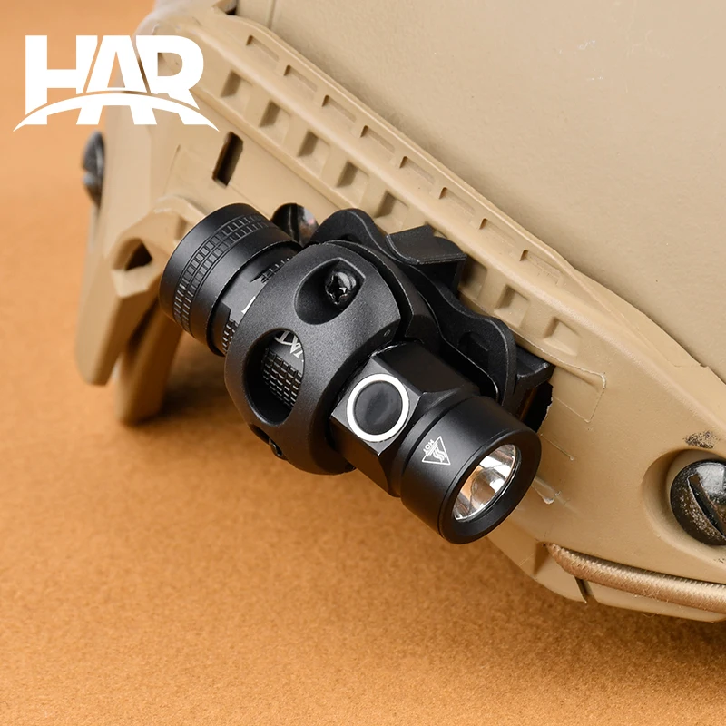 WADSN Tactical Strobe Helmet Lamp FAST Helmet Mounted Zoom Flashlight Portable Outdoor Bright Torch Lighting Accessories