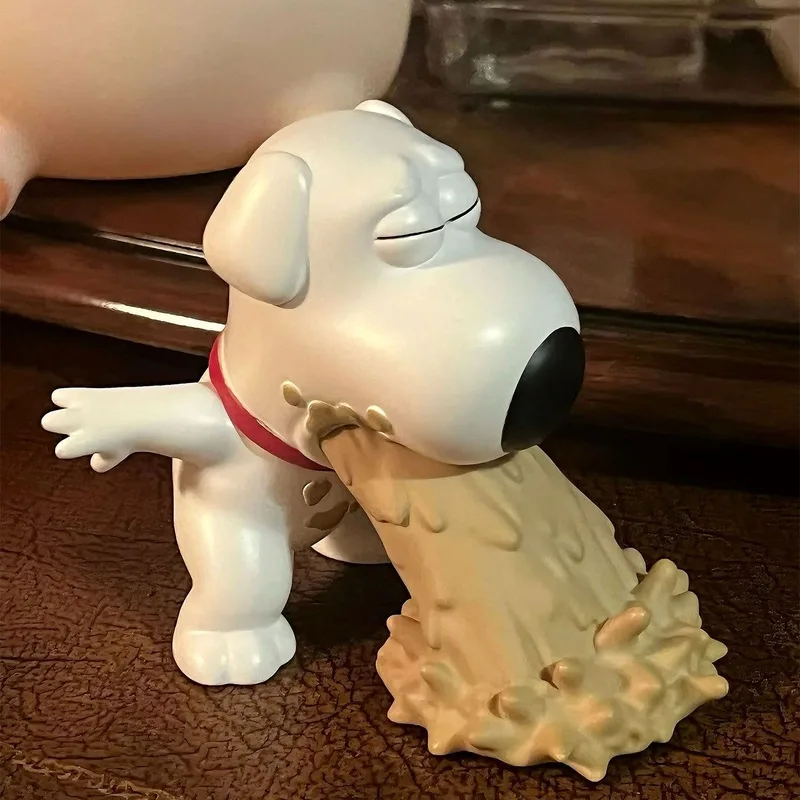 Neue Pvc Youtooz Familie Guy Puking Brian Stewie Griffin Action Figur Modell Ornamente Schmücken Puppe Spielzeug Weihnachten Spielzeug Geschenke