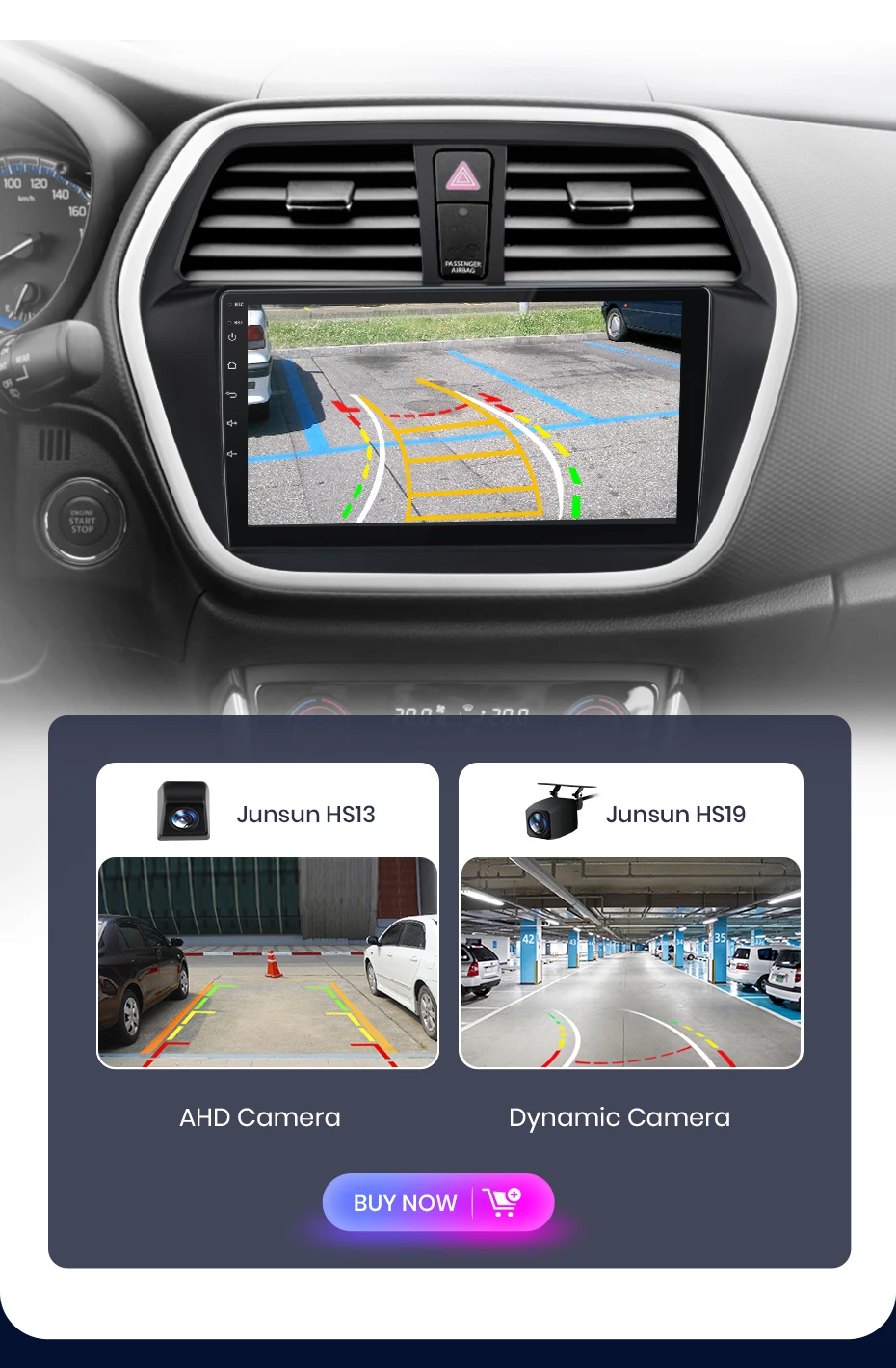 Junsun Carplay Android Auto Autoradio für Suzuki Sx4 2 S-Cross 2012 - 2016 Intelligentes System GPS Stereo Multimedia-Haupteinheit – Detail 16