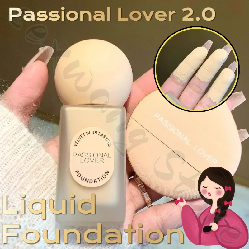 

Passional Lover 2.0 Non-removable Liquid Foundation, Long-lasting Non-removable Concealer and Oil-controlling Liquid Foundation