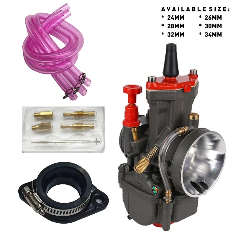 

For Motorcycle PWK PWK28 PWK30 PWK32 PWK34 Modified engine carburetors LLL