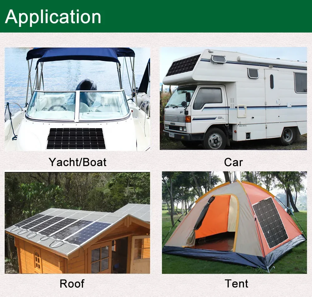 1500W Flexible Solar Panel High Efficiency Cell 18V PWM Controller for RV/Boat/Car/Home/Camping 12V Battery Charger