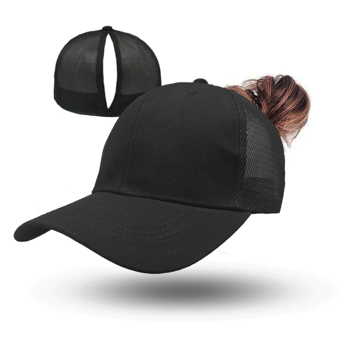 قبعة ذيل حصان، قبعة شفط مغناطيسية أوتوماتيكية، قبعة بيسبول للبالغين، قبعة رياضية، قبعة سريعة الجفاف #2