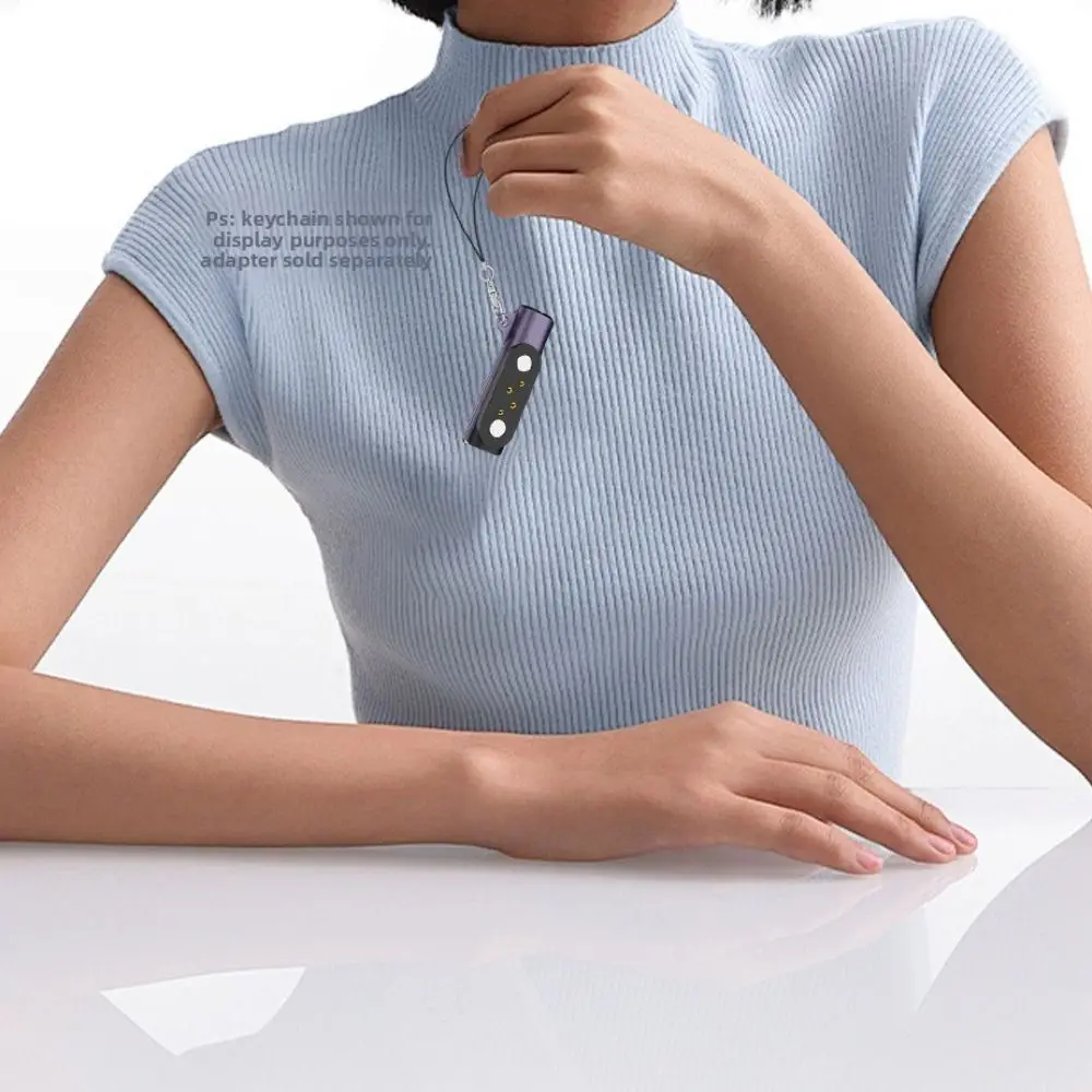 Bone Conduction Headphone USB-C Charging Adapter LED Indicator Magnetic Converter for POLVCDG/SHEYIN/HeyCute/MONQIQI/SENGIRNY X6