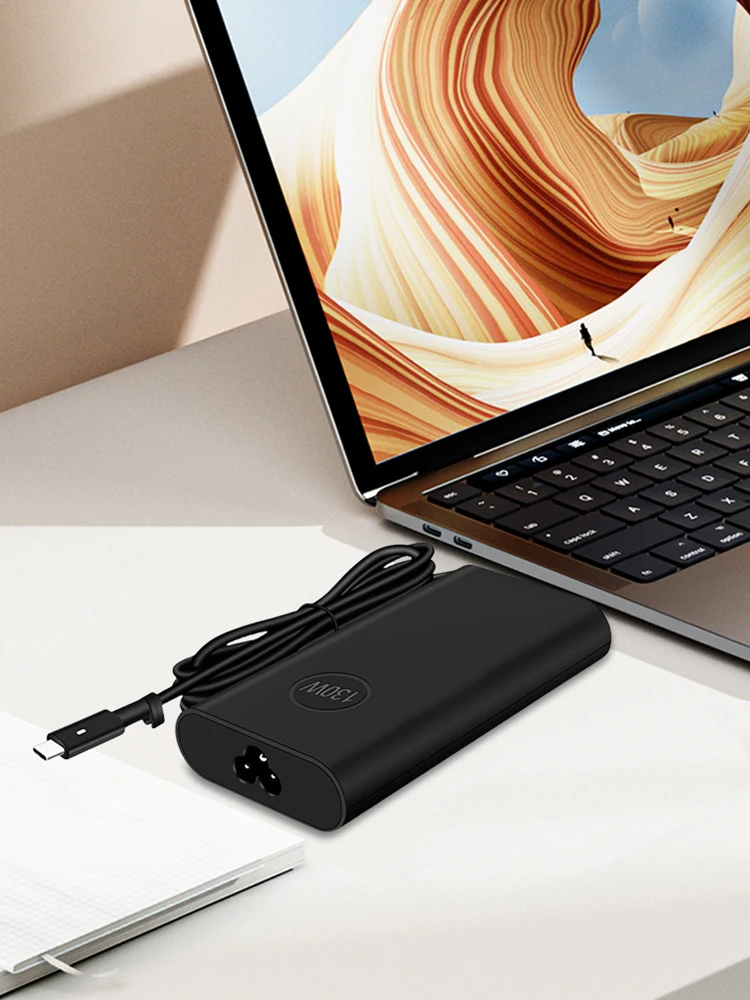 130 واط USB C نوع C التيار المتناوب محول الكمبيوتر المحمول شاحن الطاقة 20 فولت 6.5A لديل XPS 15 9500 9510 9520 لديل الدقة 5550 5750 3560 #5