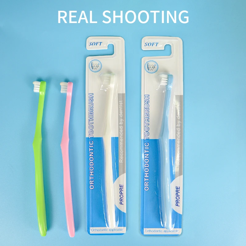 

Ортодонтическая зубная щетка для брекетов — щетка для ухода за зубами с мягкой щетиной для здоровья зубов и десен