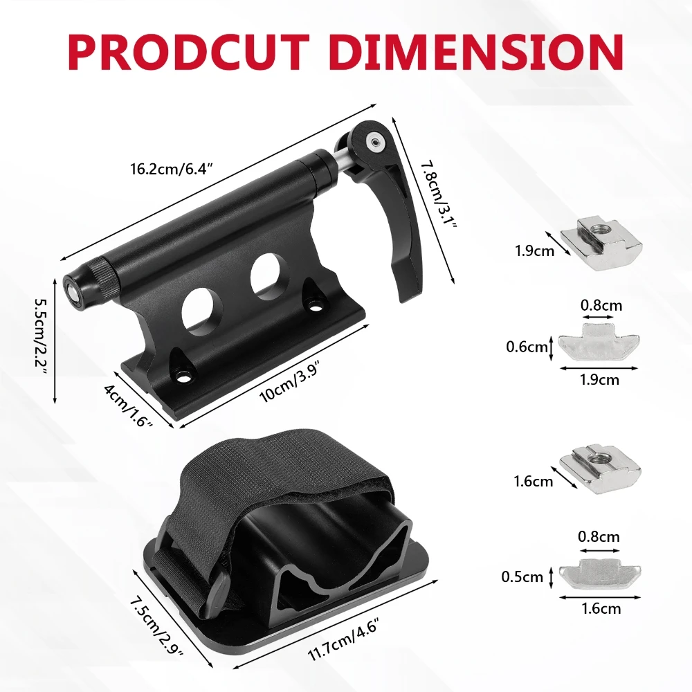 Universal Bicycle Front Fork Rack + Rear Wheel Holder Set Aluminum Fork Rack Quick Release Roof Rack For Roof Bike Storage