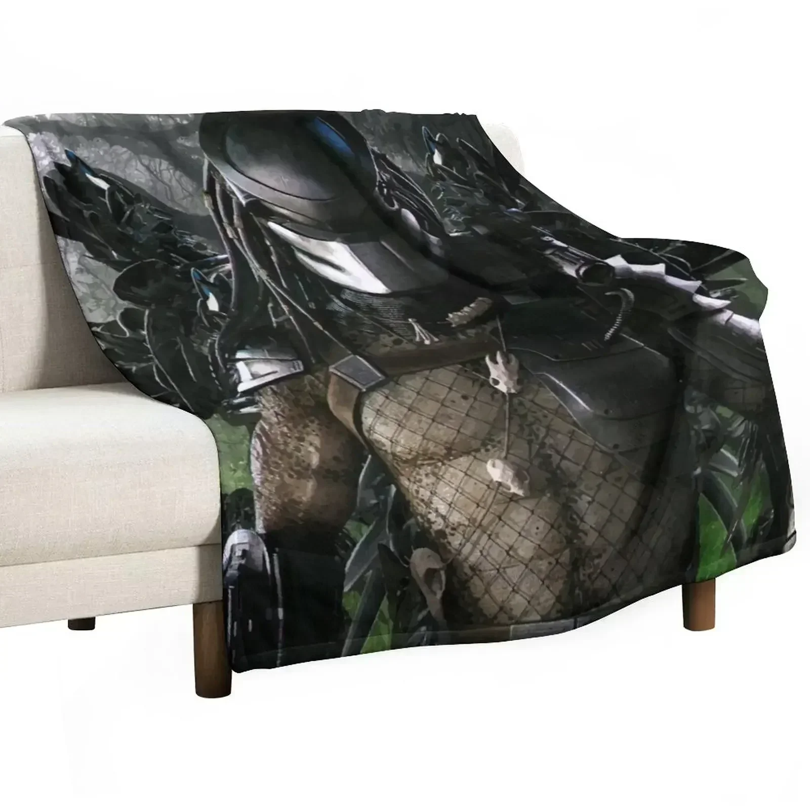

New Jungle Demon Predator Throw Blanket Outdoor Soft Blanket for Picnic Beach Camping