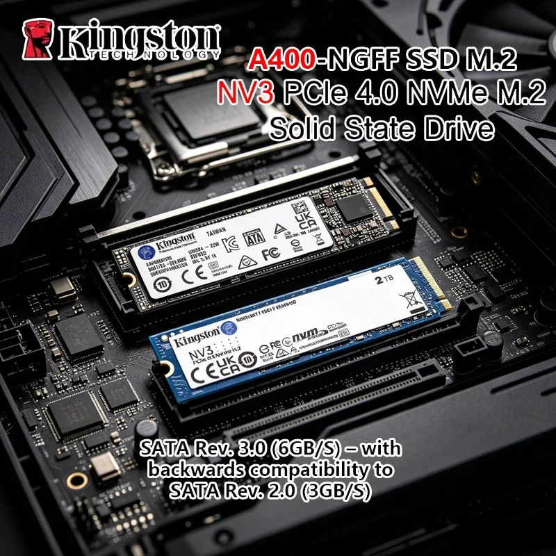 kingston-nv3-a400-m2-2280-ssd、120g-240g-480g-1tb-2tb-高速-sata-nvme-ドライブ、ノートパソコンおよびゲーミングデスクトップpc用