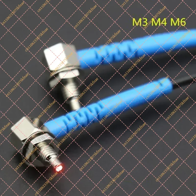 2Pcs 90° Right-Angle Reflective Fiber Optic Probes (Compatible with PRS/PT Series)