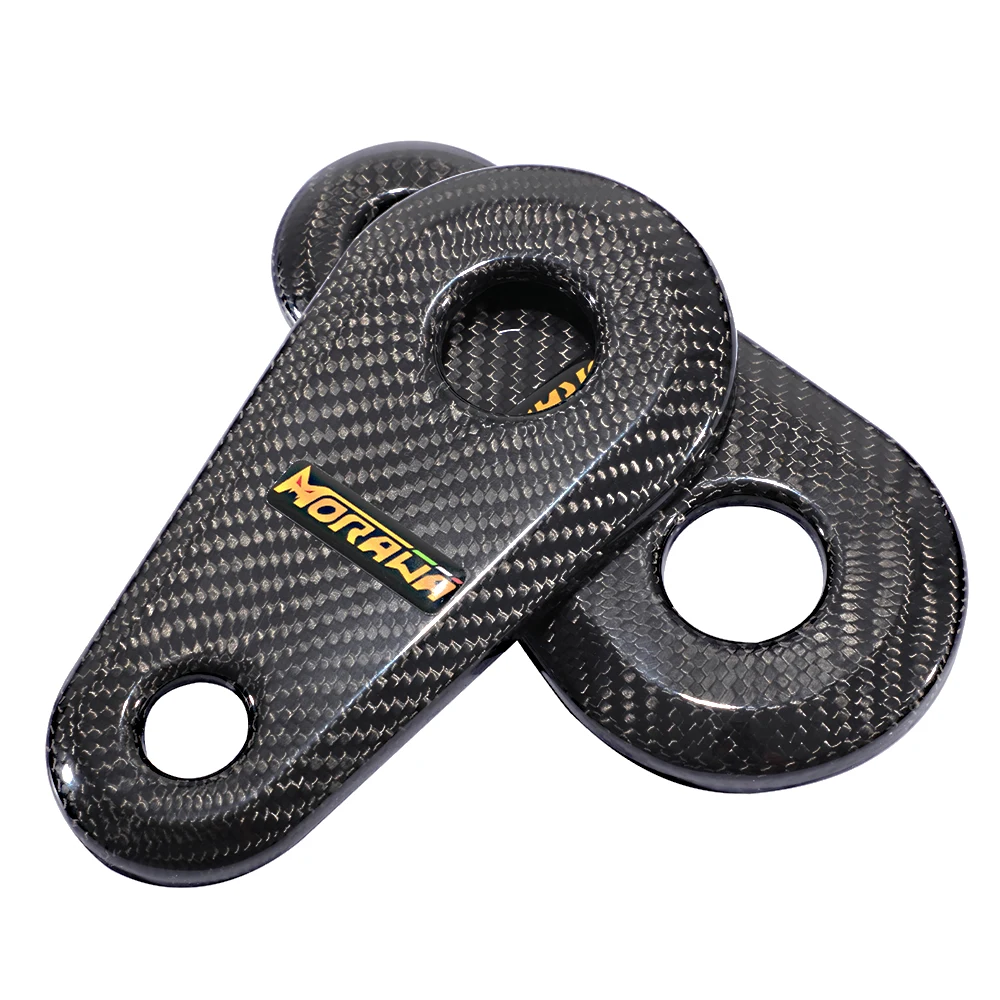 Carbon Fiber Heel Plate Guards Fit for Honda Monkey 125 Z125 Monkey125 2018-2024 Footpegs Pad Guard Cover Motorcycle Accessories