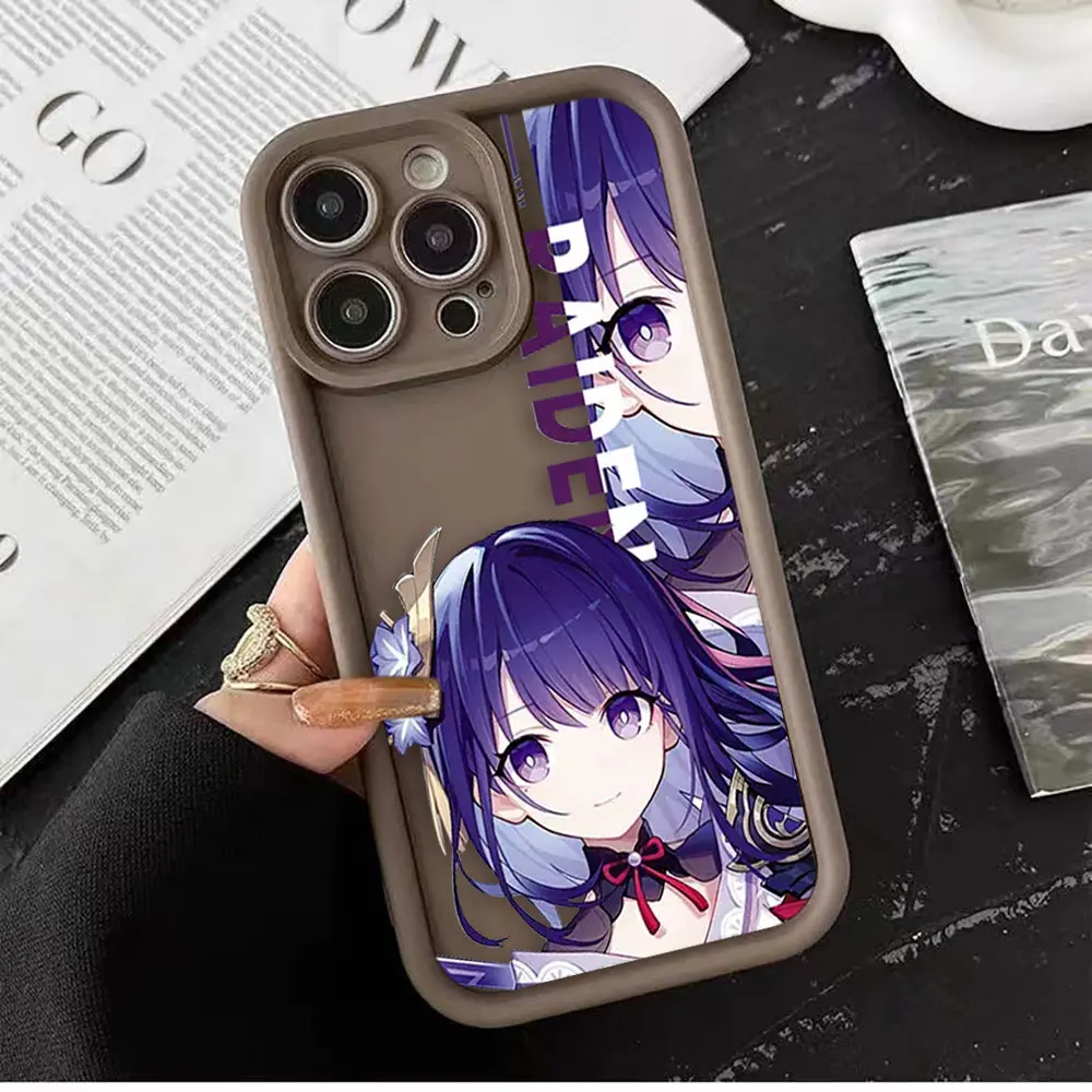 

Genshin Impact Hu Tao Kiee Phone Case For Xiaomi 15 15T 17 14 14T PRO MAX 8 11 12 12T 13 LITE 5GNE TPU Case DIY Shell Capa Cover