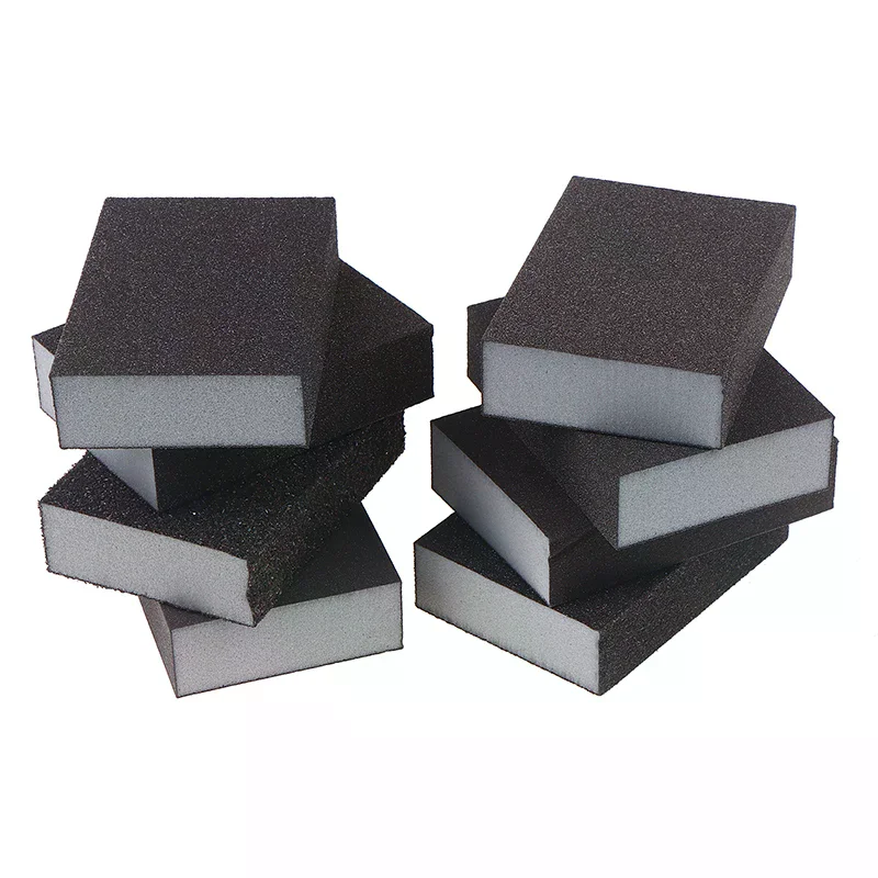 

3 шт., полировальные шлифовальные губчатые подушечки, ручные шлифовальные губчатые блоки, многоразовые, моющиеся для полировки металла, дерева, гипсокартона, стекла