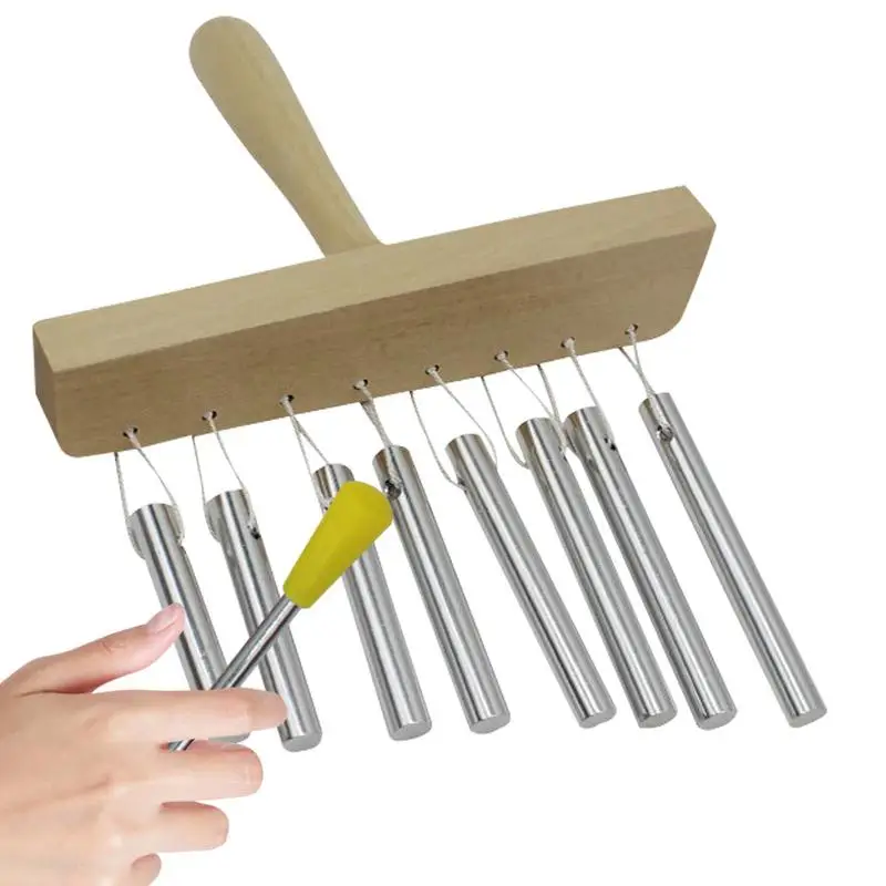 Single Row Bar Chimes Single Row Bar Chimes Musical Percussion Instrument With Mallet Wind Chimes Music Percussion Instrument