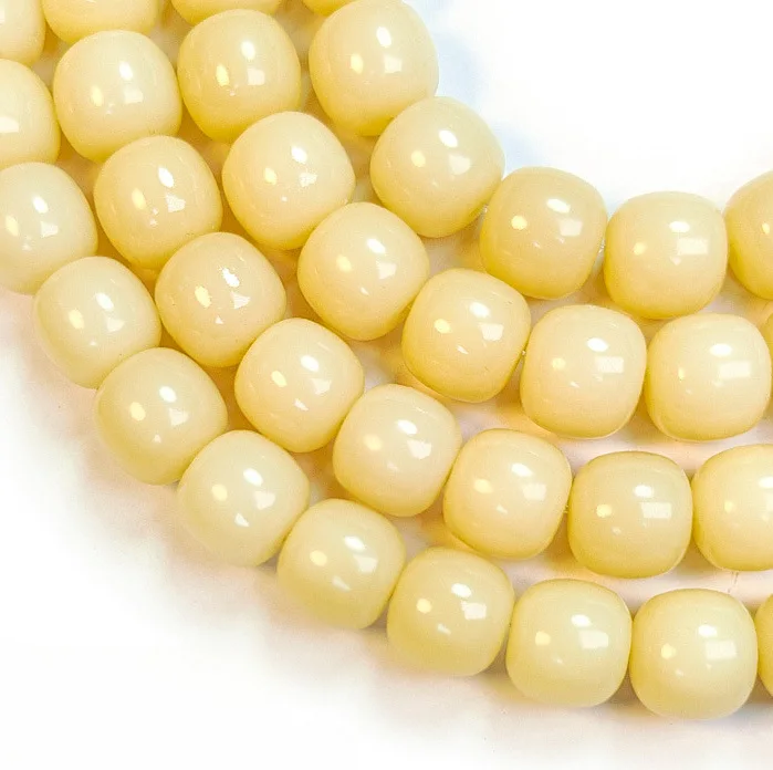 Natural White Jade Milk Yellow Bodhi Root Bracelet 108 Beads Prayer Beads Bodhi Luminous Stone Lotus Lantern Gifts