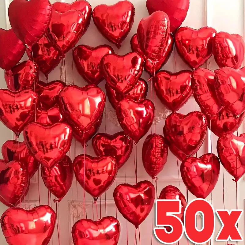 10/50Pcs Wedding Decoration Love Balloons Valentine's Day Couple Romantic Proposal Christmas DIY Birthday Party Ornament Balloon