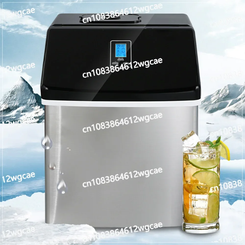 Commercial Ice Cube Machine Household Ice Maker Square Ice Generator Manual Water Injection