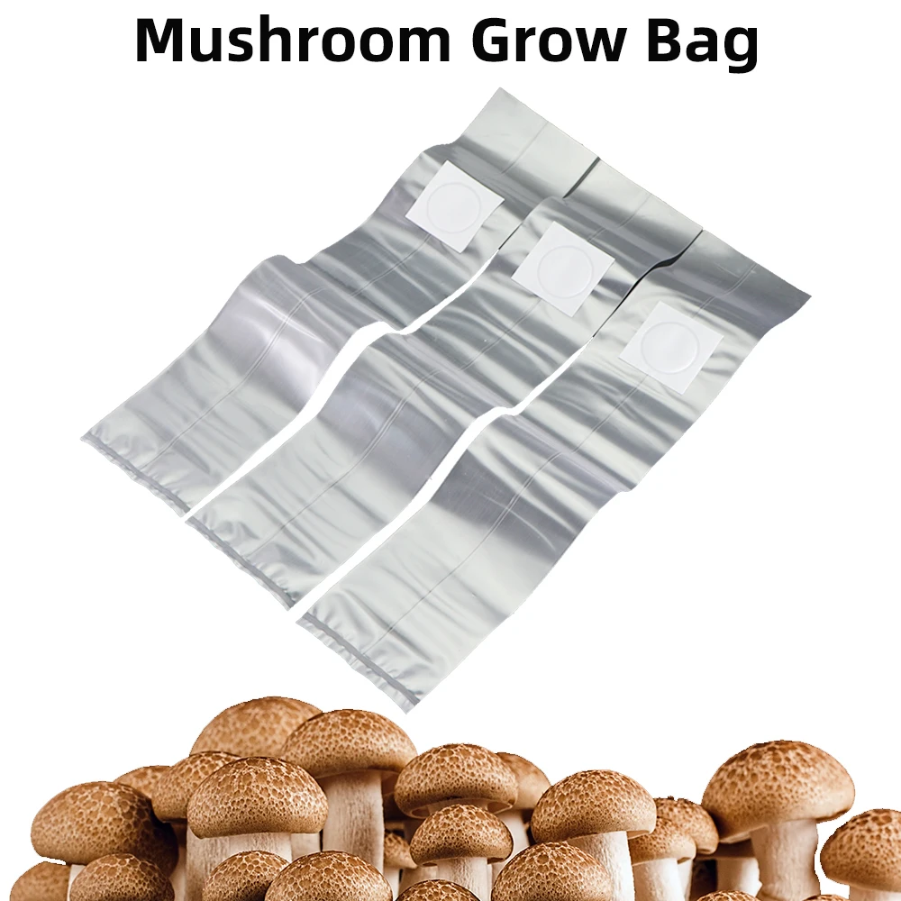 10-50PCS โพรพิลีนความร้อนทนวางไข่ Grow กระเป๋าพื้นผิวสูงอุณหภูมิ Pre ปิดผนึกสวนอุปกรณ์สำหรับเห็ดเชื้อรา