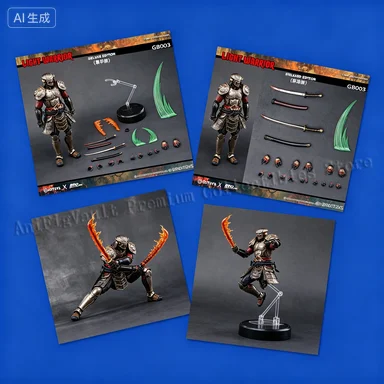 ¡En stock! BROTOYS X GDtoys 1/12 Tekken: Figura de Acción Light Samurai, Modelo Coleccionable, Regalo y Colección
