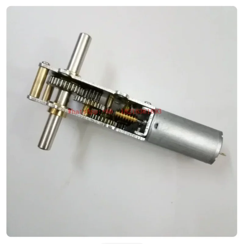 WGF180-55 Worm Gear Motor, Electric Curtain, Video Game Model, Motor, Double Head Shaft