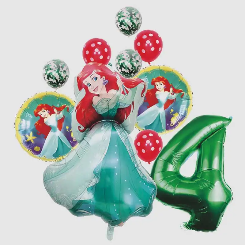 

Disney Ariel Balloon, Girls Toy, Party Decorations, Birthday Gift, Festival Celebration Supplies Scene Set for Kids Celebration