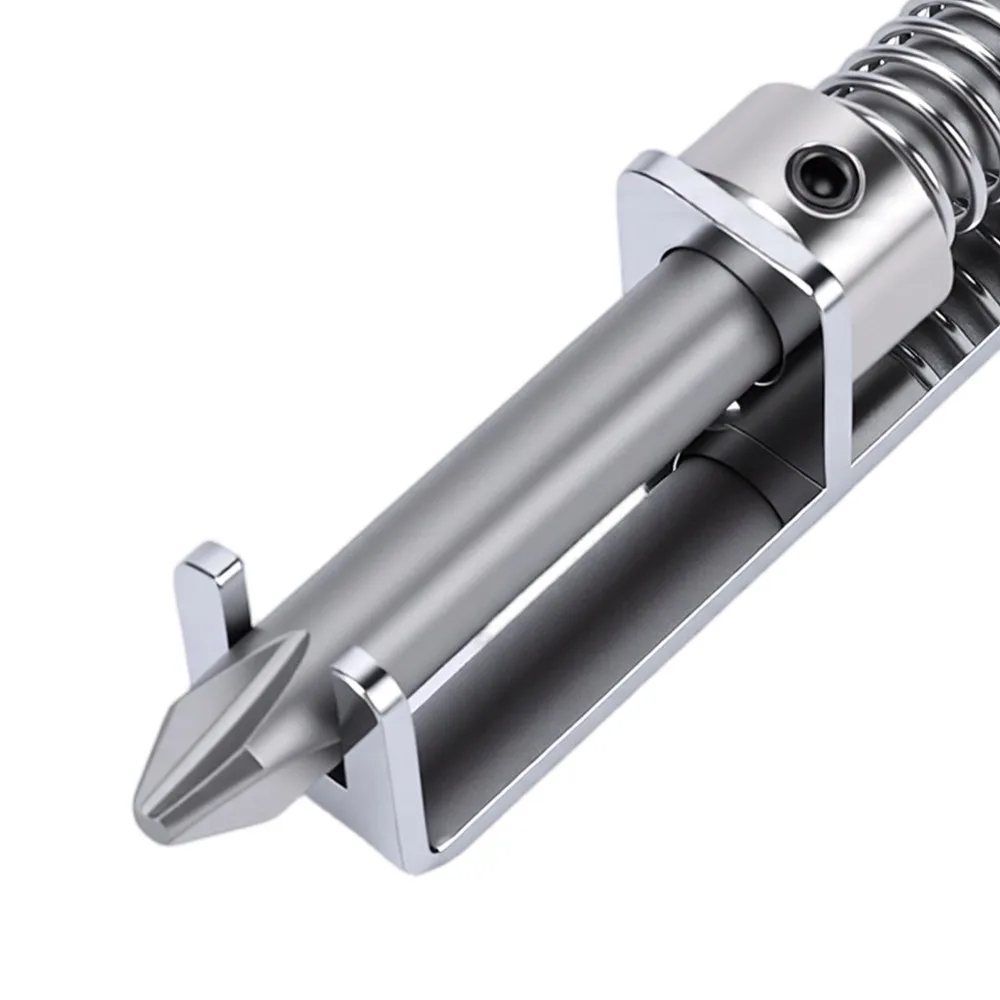 2pcs Non Magnetic Spring Loaded Screwdriver Bit Spring Loaded Single Hand Operation Anti Drop Screw Holder Anti Drop