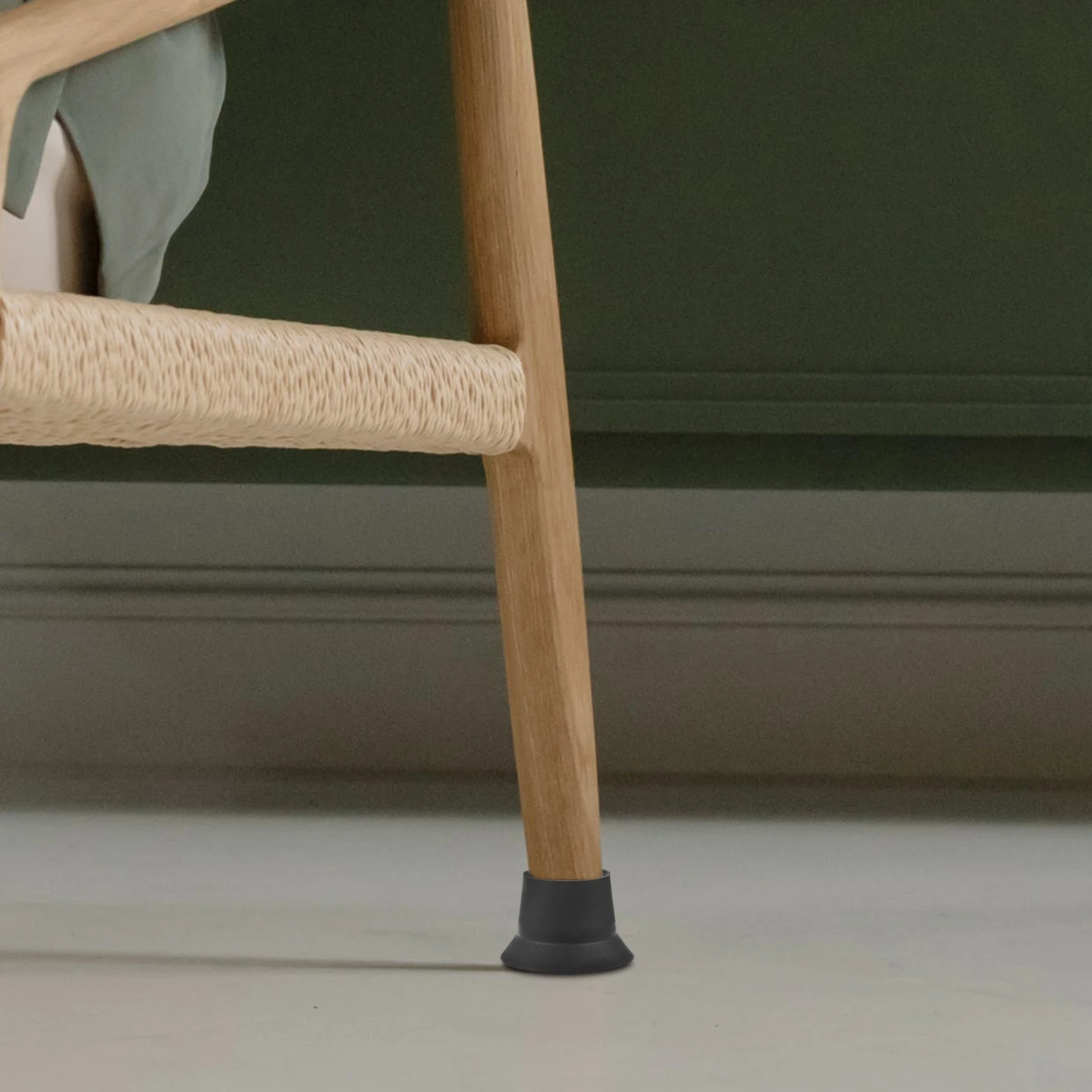 

2pcs Non-Slip Trampoline Leg Covers Rubber Replacement For Mute Outdoor Exercise Wear-Resistant Safety Trampoline Parts