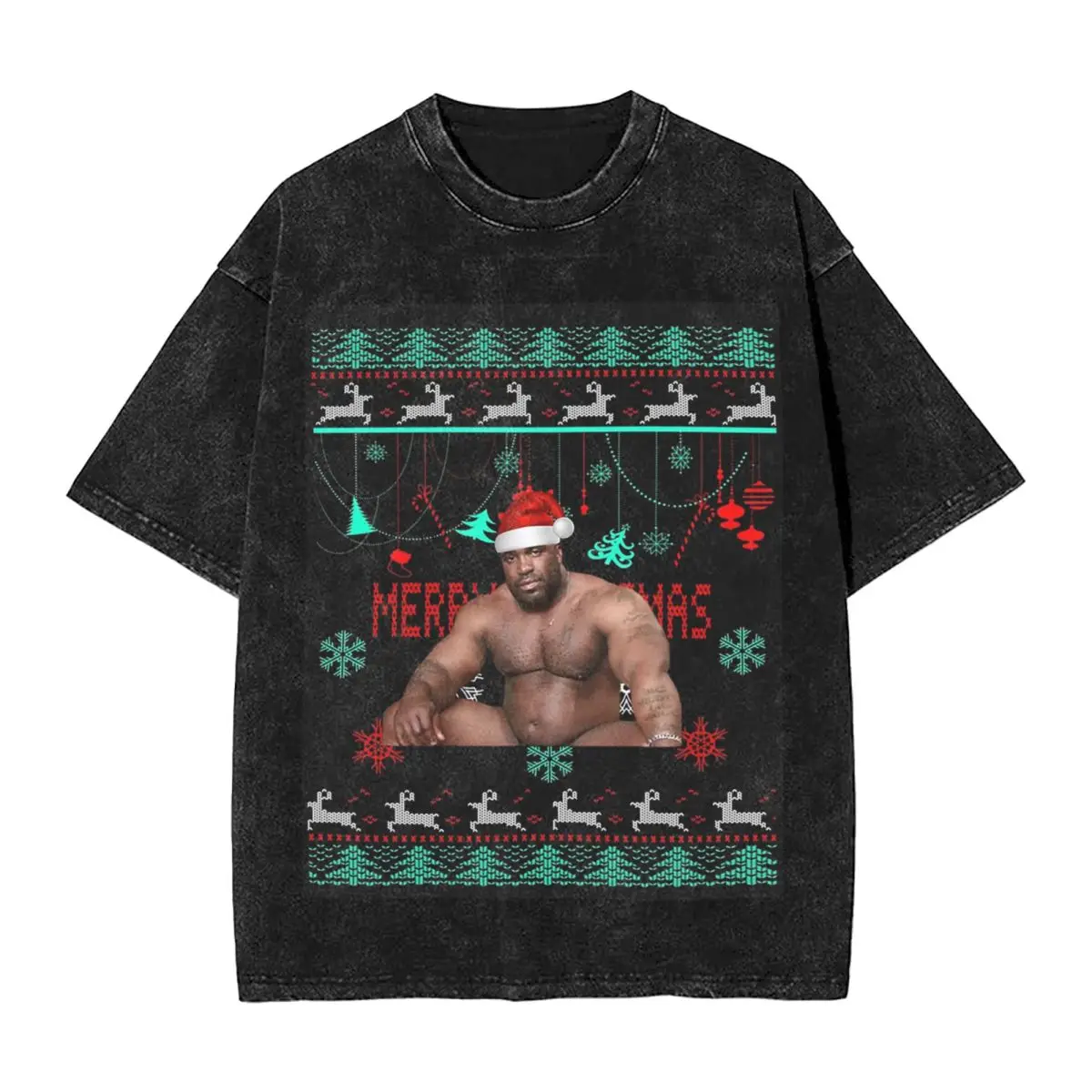 الشارع الشهير تي شيرت باري الخشب عيد الميلاد 1 غسلها تي شيرت قصير الأكمام الهيب هوب قمم تي شيرت تيز للرجال والنساء #4