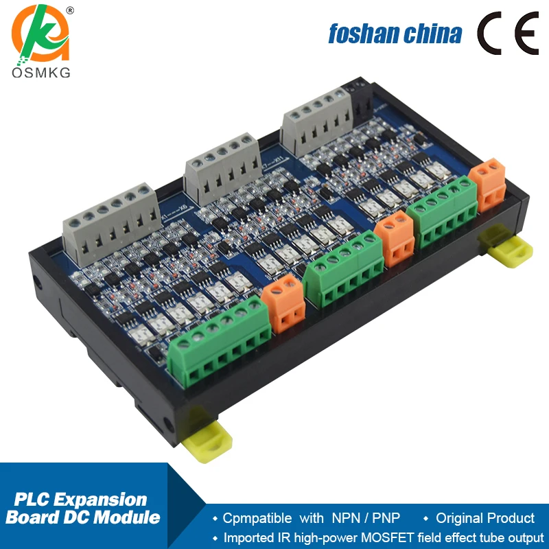 16 Channel  3A Self-recovery PLC Expansion Board Short Circuit Protection DC Module PLC Board Protection Hydraulic Valve