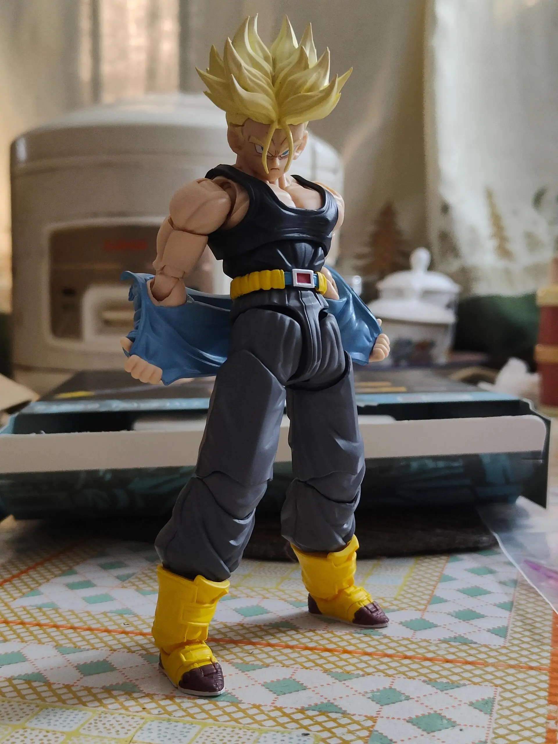 Tonsenarttoys Kamione Custom Action Figure Dragon Ball Z Super Saiyan Trunks 05a 05b Anime Collectible Statue Christmas Gift