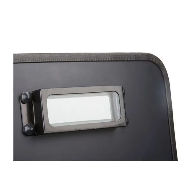 Hand-Held Arc-Shaped Border Defence IIIA Anti-Riot Ballistic Shield PE Ultra-high Molecular Weight Polyethylene