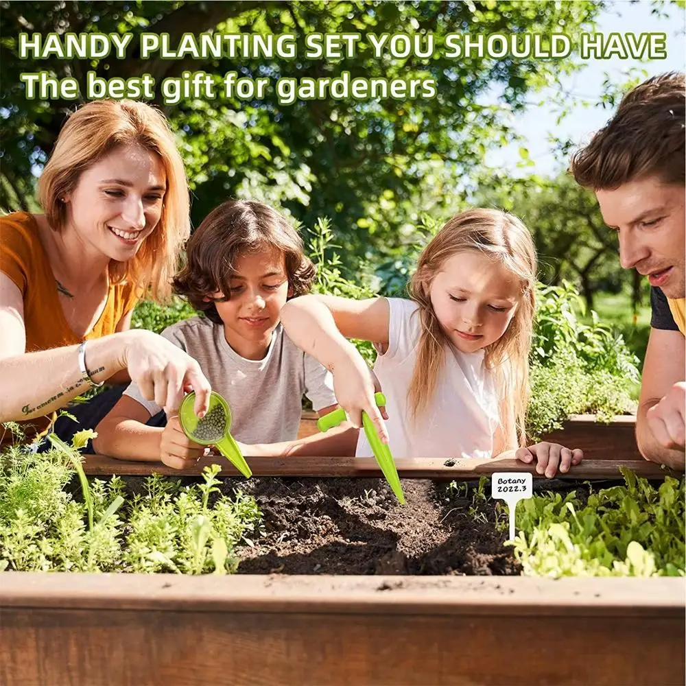 Garden Seeder Set Gardening Sower Household Manual Multifunction Adjustable Gardening Tools Plant Seeding Dispenser Accessories