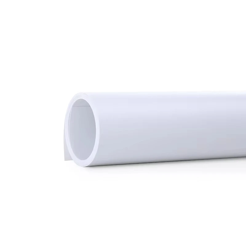 55*120cm Solid Matte PVC Anti-wrinkle Waterproof White Photo Backgrounds Backdrop for Photography Subject Shooting