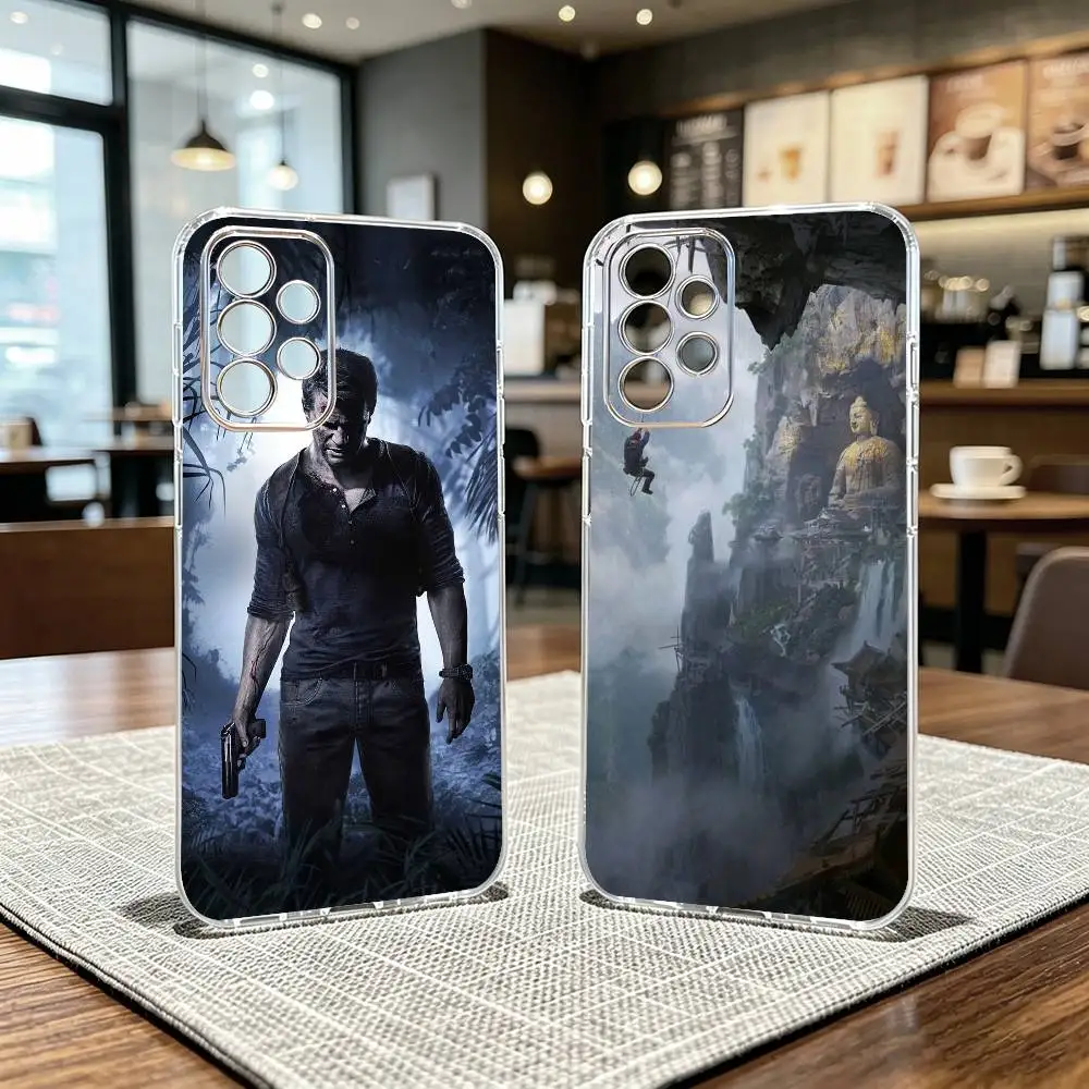 Funda Transparente para Teléfono Sic Parvis Game Magna Uncharted Compatible con Samsung S25, S24, S21, S22, S23, S30, Ultra, S20, Plus, Fe
