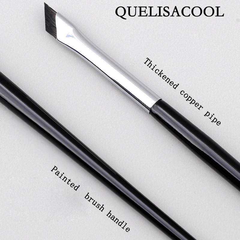 Pinceau Eye-liner ultra fin à angle fin, lame de mise à niveau, pinceau Eye-blogueur plat, placer sous les yeux, pinceau de maquillage, pride Tative