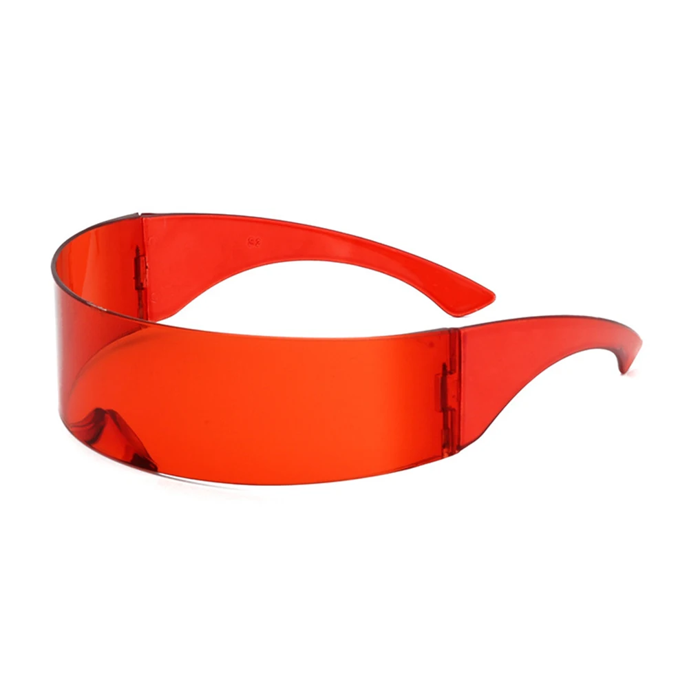 Cycling Glasses Visor Wrap Shield Large Mirror Sunglasses Riding Cycling Windproof Glasses Motocross Motorcycle Party Accessory