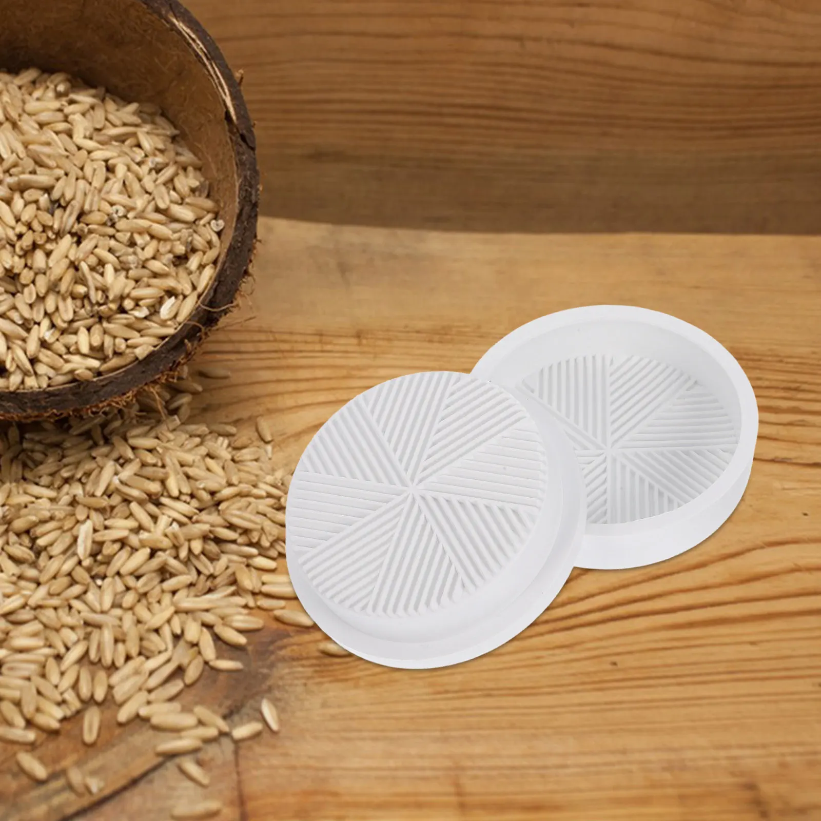 Manual Grain Mill Rice Wheat Hand Grinder Compact Portable Easy Operation Home Use Rice Husk Peeling Machine Hand Nut Grinder