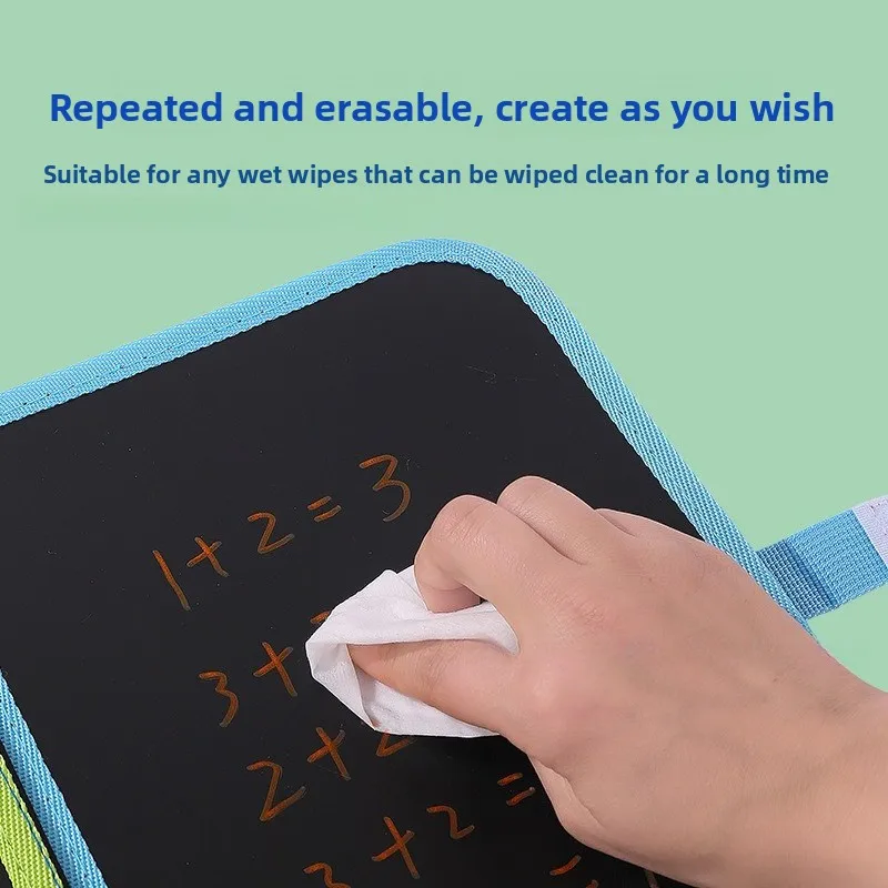 16 صفحة كتاب رسم منزلي سبورة صغيرة جرافيتي قابلة للمسح لوحة رسم للكتابة لوحة رسم تنوير محمولة #2