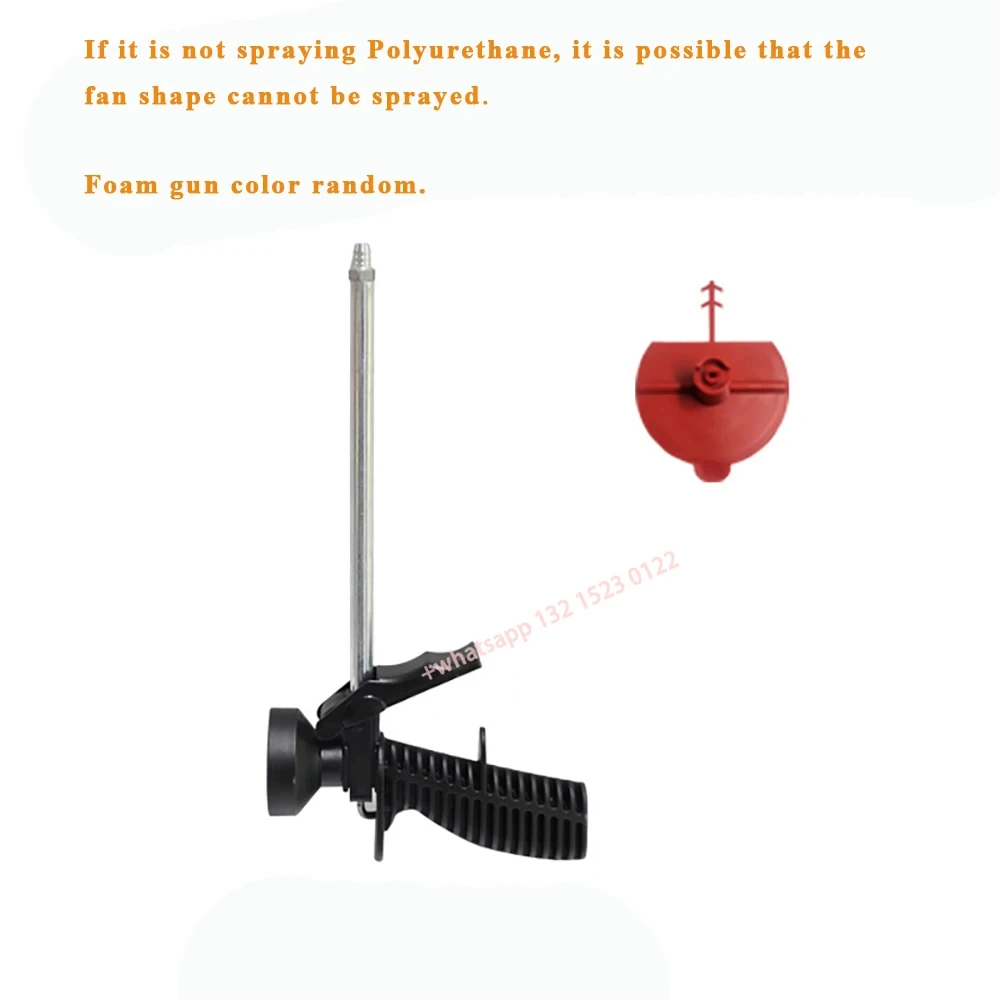 Polyurethane Foam Spray Nozzle, Flat Fan, Foam Expanding Spray Gun, Foaming Jet Glue Gun, Metal Polyurethane Spray Nozzle