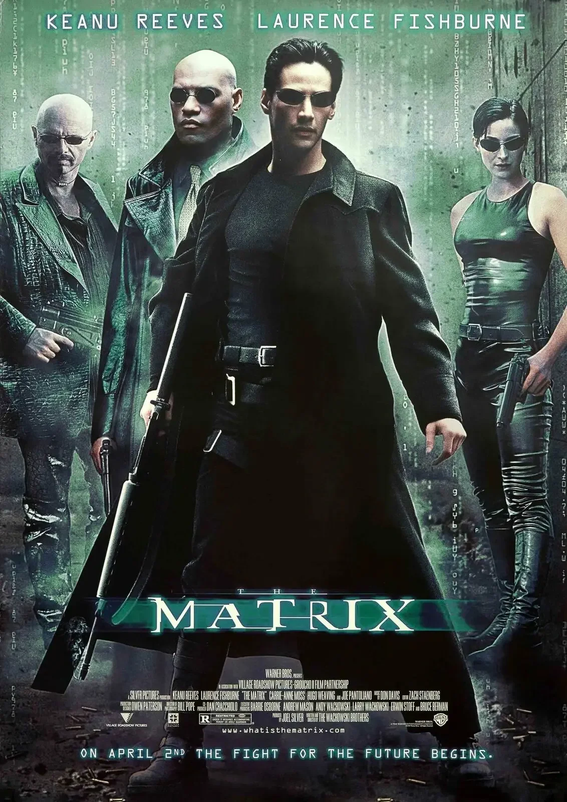 MATRIX KEANU REEVES ملصق قماشي مطبوع عليه الفيلم الكلاسيكي، ديكور غرفة المعيشة، صورة جدار المنزل #1
