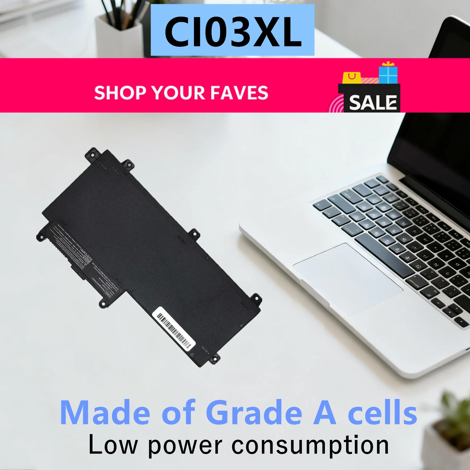 

CI03 CI03XL Laptop Battery For HP ProBook 640 645 650 655 G2 G3 HSTNN-UB6Q HSTNN-PB6K HSTNN-I66C-4 HSTNN-I67C