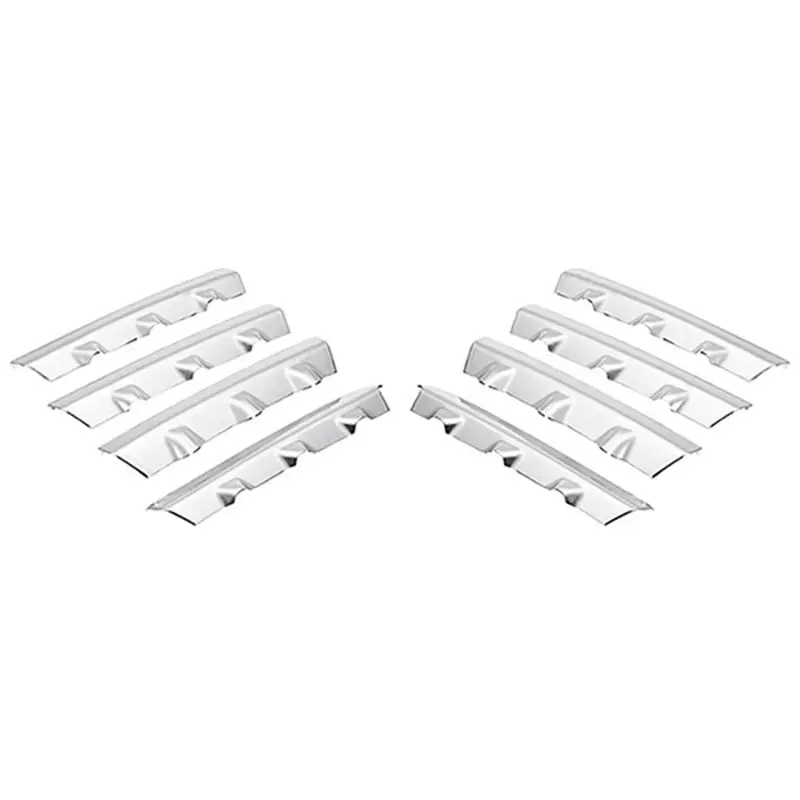 Authentic Car Chrome Front Grille Trim Cover Modify Decorative Bright Strip Fit For Nissan Qashqai J10 2008-2011 Car Styling