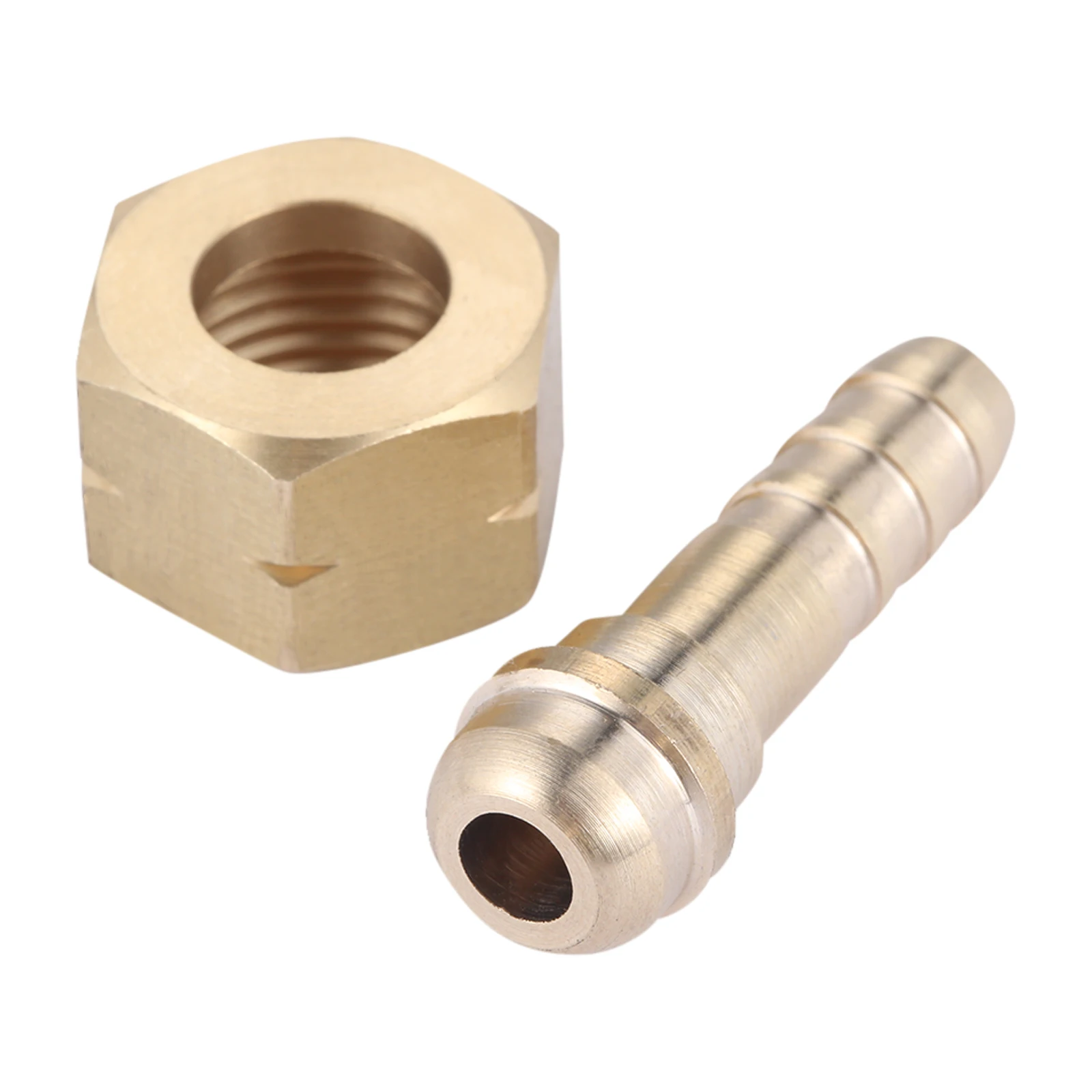 1PC Hose Brass Pipe Fitting M16 Female To 8mm or 10mm Hose Barb Fitting Coupling for Connecting A Hose To A Pipe or Fitting