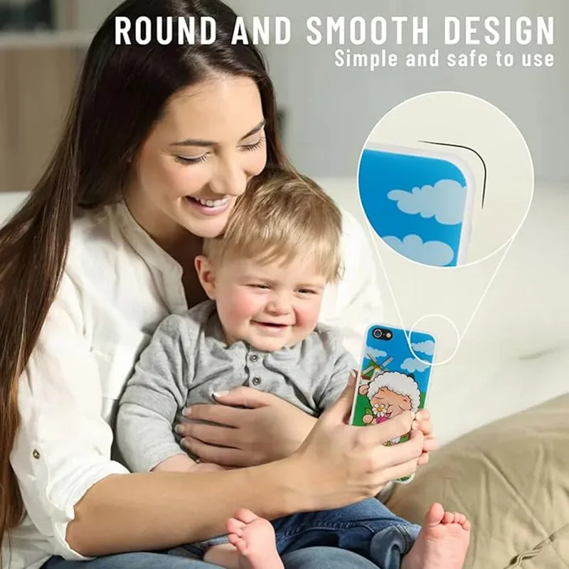 Kinderen Simulatie Telefoon Baby Muzikaal Vroeg Educatief Speelgoed Engels Leren Mobiel met Licht Geluid Mobiel Vocaal Speelgoed