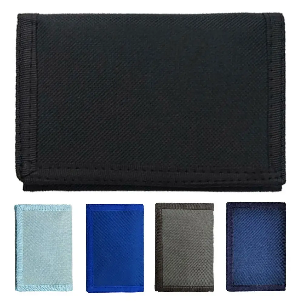 هدايا محفظة رفيعة متعددة الوظائف مع سحاب كلاسيكي للسفر محفظة للعملات المعدنية للنساء والرجال محفظة رياضية ثلاثية الطي في الهواء الطلق #3