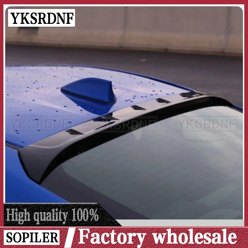 REAR WING TRUNK LIP SPOILERS For TOYOTA ZA86 GR86 For Subaru BRZ 2021+ ABS GLOSSY BLACK Roof Spoiler