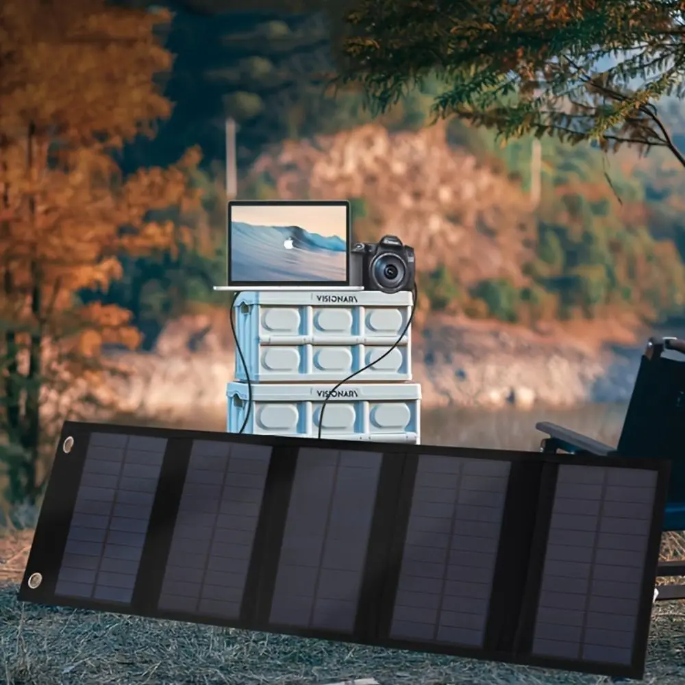 

Fast Solar Power Generation Solar Panels Portable Fold Solar Charging Panel Durable Lasting Solar Photovoltaic Panels Camp