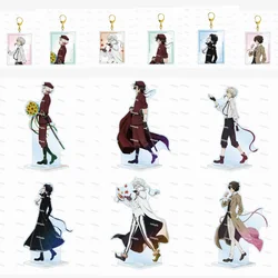 Game Nakajima Atsushi Dazai Osamu Nakahara Chuya Akutagawa Ryunosuke Acrylic Stand Figure Doll Anime Keychain Cosplay Toy Gift