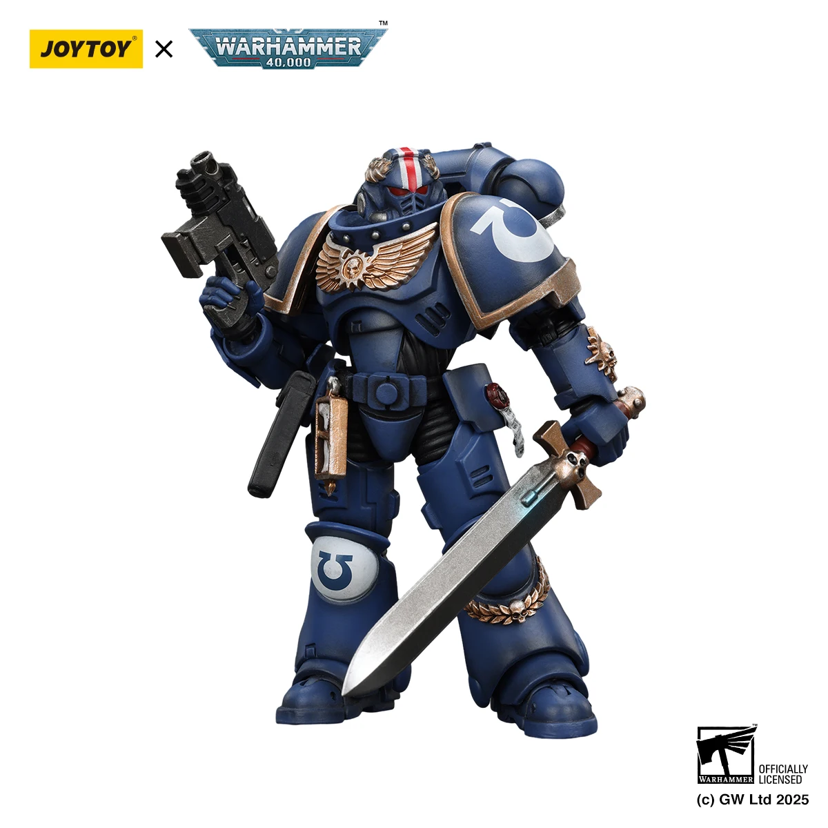 [IN VOORRAAD] JOYTOY Warhammer 40K 1/18 Action Figure Ultramarines Primaris Luitenant Argaranthe Anime Militair Model